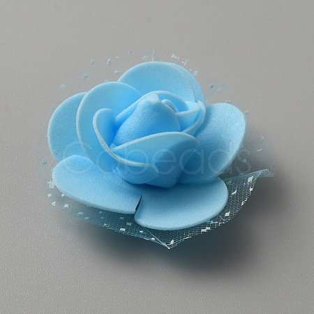 3D Foam Rose Ornament Accessories DIY-WH0304-623J-1