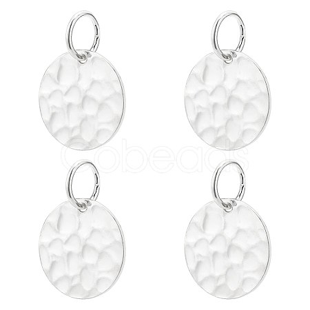 4Pcs Sterling Silver Pendants STER-PH0001-42-1