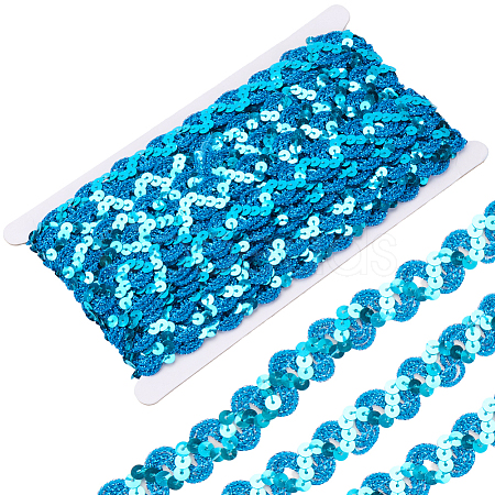 Polyester Paillette Beads OCOR-WH20012-13F-1