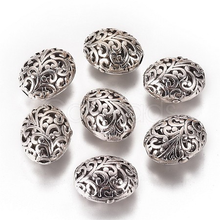 Tibetan Style Filigree Beads TIBEB-A12556-FF-2-1