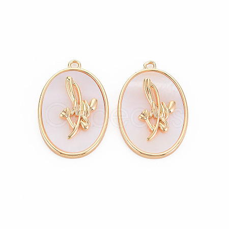 Brass Birth Floral Pendants LS-KK-S364-283-1