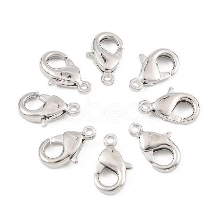 SHEGRACE Brass Lobster Claw Clasps XGR0010P-04P-1