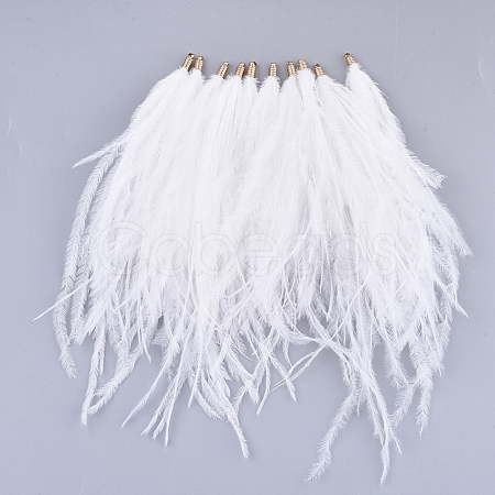 Ostrich Feather Tassel Big Pendant Decorations X-FIND-S302-08A-1