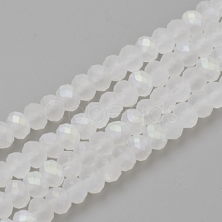 Electroplate Glass Beads Strands EGLA-S141-4mm-01E-1