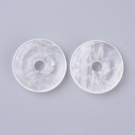 Natural Quartz Crystal Pendants G-F639-04D-1