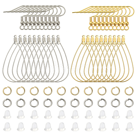 DIY Wire Wrap Earring Making Kit STAS-CJ0002-39-1