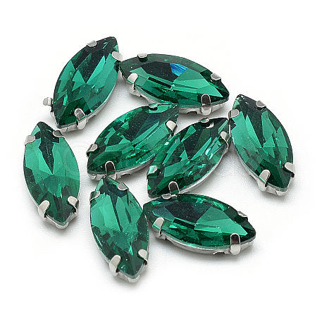 Sew on Rhinestone RGLA-T034-6x12mm-16-1