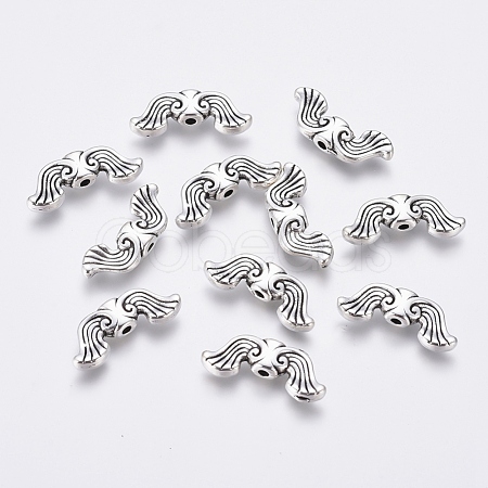 Tibetan Style Alloy Beads TIBEB-EA9130Y-FF-1
