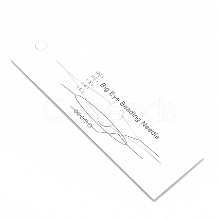 Iron Big Eye Beading Needles X-TOOL-N006-03-1
