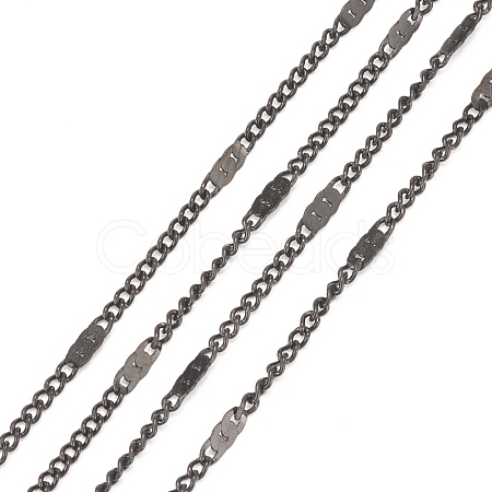304 Stainless Steel Figaro Chains CHS-N002-03EB-1