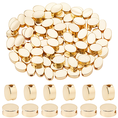 100Pcs Brass Beads KK-BBC0022-70-1