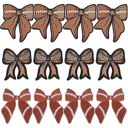 12Pcs 3 Styles Computerized Embroidery Nylon Cloth Patches DIY-HS0001-92-1