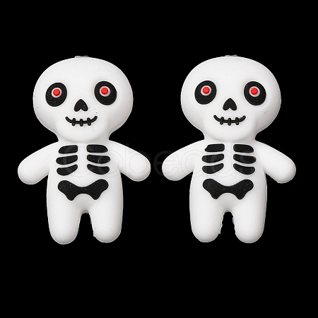 Halloween Silicone Focal Beads SL-CBADC51-05-1