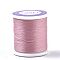 Nylon 66 Coated Beading Threads for Seed Beads, Flamingo, 0.1mm, about 54.68 yards(50m)/roll