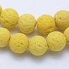Natural Lava Rock Beads Strands X-G-F531-10mm-G15-3
