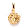 Ion Plating(IP) 304 Stainless Steel Pendants STAS-D165-14G-01-2