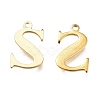 PVD Vacuum Plating  304 Stainless Steel Charms STAS-H112-S-G-2