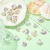 20Pcs 5 Styles Alloy Enamel Pendants ENAM-YW0003-03-5