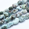 Natural Larimar Bead Strands G-E483-47-1