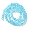 Transparent Glass Beads Strands EGLA-A039-T4mm-D20-2