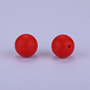 Round Silicone Focal Beads SI-JX0046A-52-2