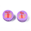 Handmade Polymer Clay Beads X-CLAY-N006-48-3