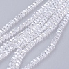 Electroplate Glass Beads Strands EGLA-R048-2mm-01-1