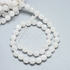 Natural White Jade Beads Strands G-R346-6mm-08-01-2