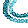 Transparent Glass Beads Strands GLAA-N074-01A-11-4