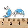 Brass Micro Pave Cubic Zirconia Pendants KK-P258-18P-3