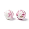 Handmade Printed Porcelain Beads PORC-Q201-10mm-3-3