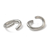 Tarnish Resistant Oval 304 Stainless Steel Open Jump Rings LS-STAS-R067-01-3