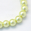 Baking Paint Pearlized Glass Pearl Round Bead Strands X-HY-Q330-8mm-46-2