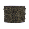 Brass Flat Oval Cable Chains CHC025Y-AB-3