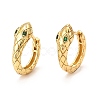 Brass Micro Pave Cubic Zirconia Hoop Earrings X-EJEW-F273-07G-1