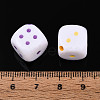 Opaque Acrylic Beads SACR-T035-18M-4
