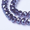 Electroplate Glass Beads Strands EGLA-A034-T2mm-A16-3