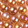 UV Plating Rainbow Iridescent Acrylic Beads PACR-E001-03C-1