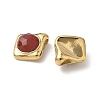 Faceted Natural Carnelian(Dyed & Heated) Pendants STAS-V015-09G-2
