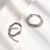 201 Stainless Steel Hoop Earrings EJEW-Z137-02P-04-3
