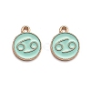 Alloy Enamel Pendants ENAM-S124-01A-15D-1