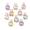 Brass Glass Pendants GL-CBABDD8-14G-1