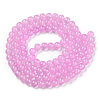 Baking Paint Imitation Jade Glass Round Bead Strands DGLA-Q021-8mm-57A-2