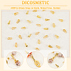 DICOSMETIC& 400Pcs Brass Snap on Bails KK-DC0002-06-4