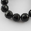 Transparent Glass Bead Strands GLAA-R095-8mm-08-1