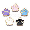 Alloy Enamel Pendants X-ENAM-T016-22LG-RS-1