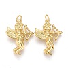 Brass Pendants KK-Z001-05G-1