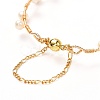 Natural Pearl Braided Bangle for Girl Women BJEW-JB06830-02-5