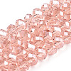 Electroplate Glass Beads Strands EGLA-A034-T10mm-A34-1