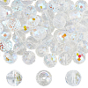 80Pcs AB Color Plated Glass Beads EGLA-PA0001-41A-1